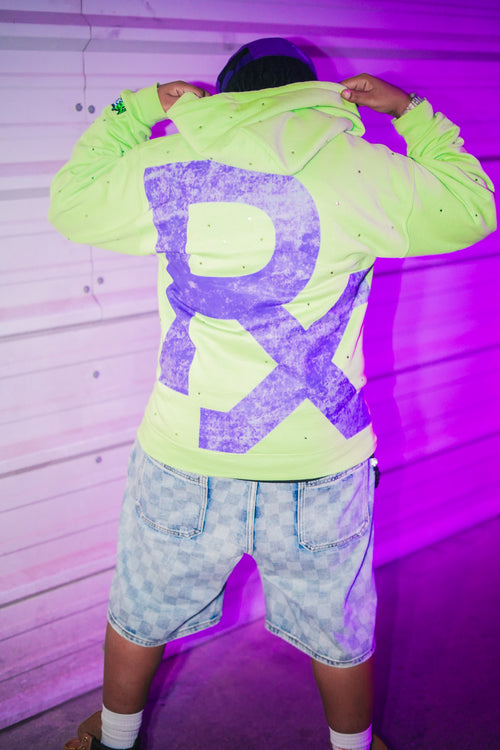 NSRX RHINESTONE ZIP-UP