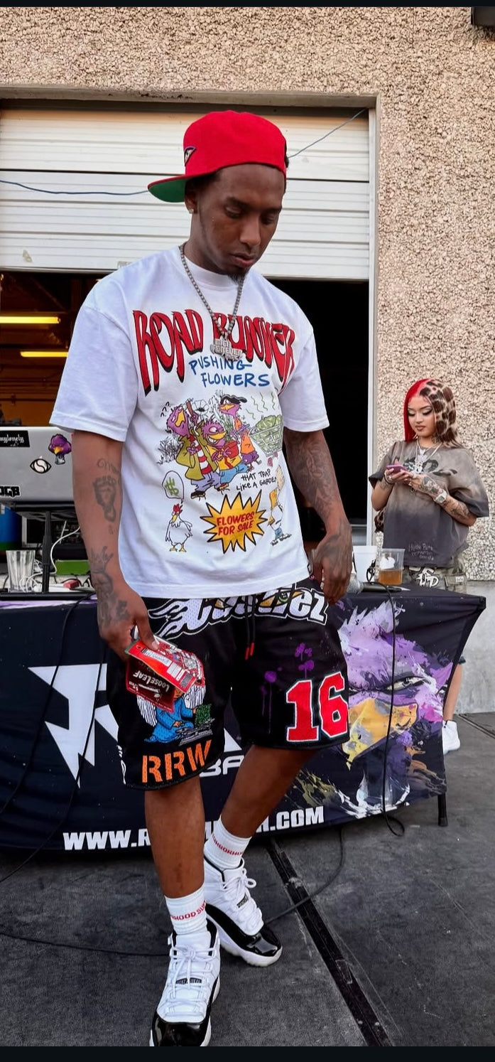 neighborhood supplier for hustler only crew socks red and white