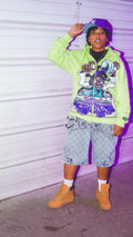 NSRX RHINESTONE ZIP-UP