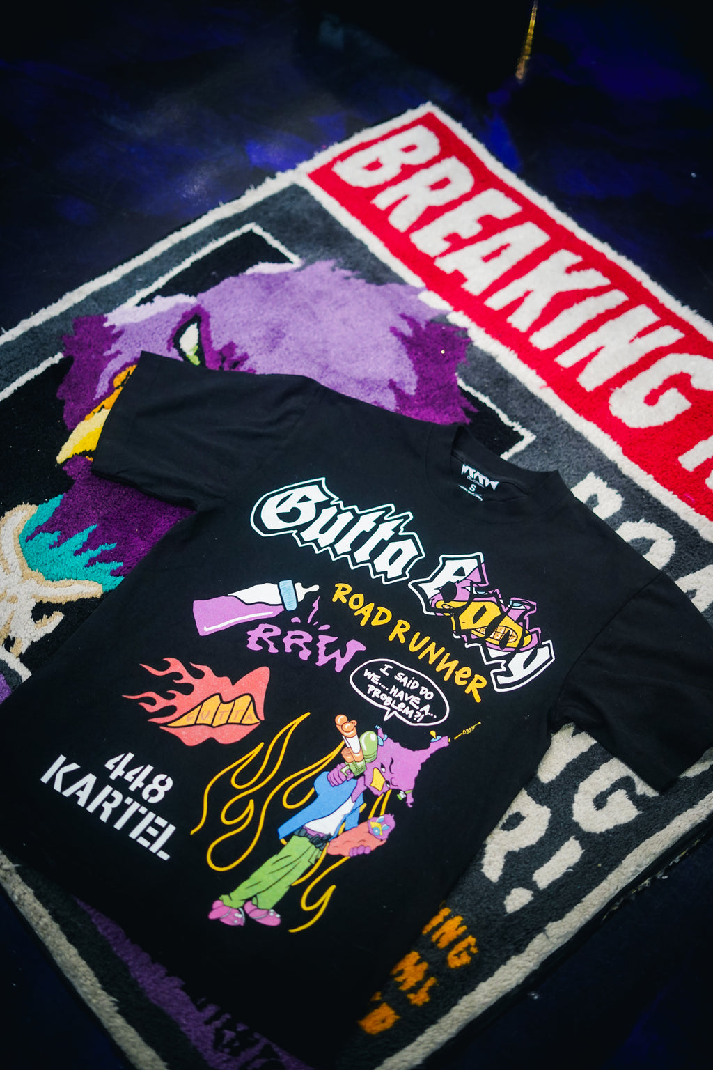  neighborhood supplier rrw x gutta baby streetwear tee