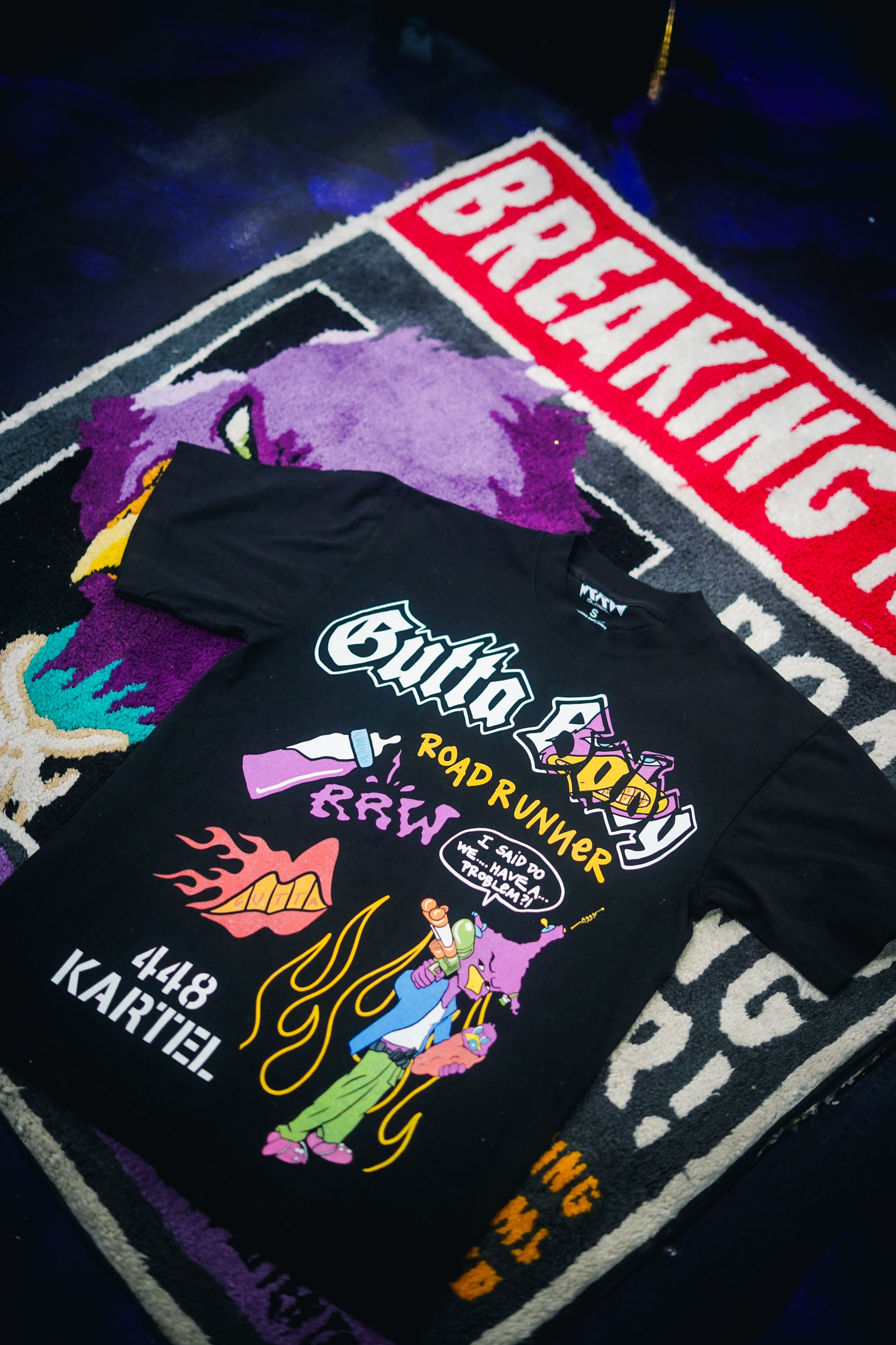  neighborhood supplier rrw x gutta baby streetwear tee
