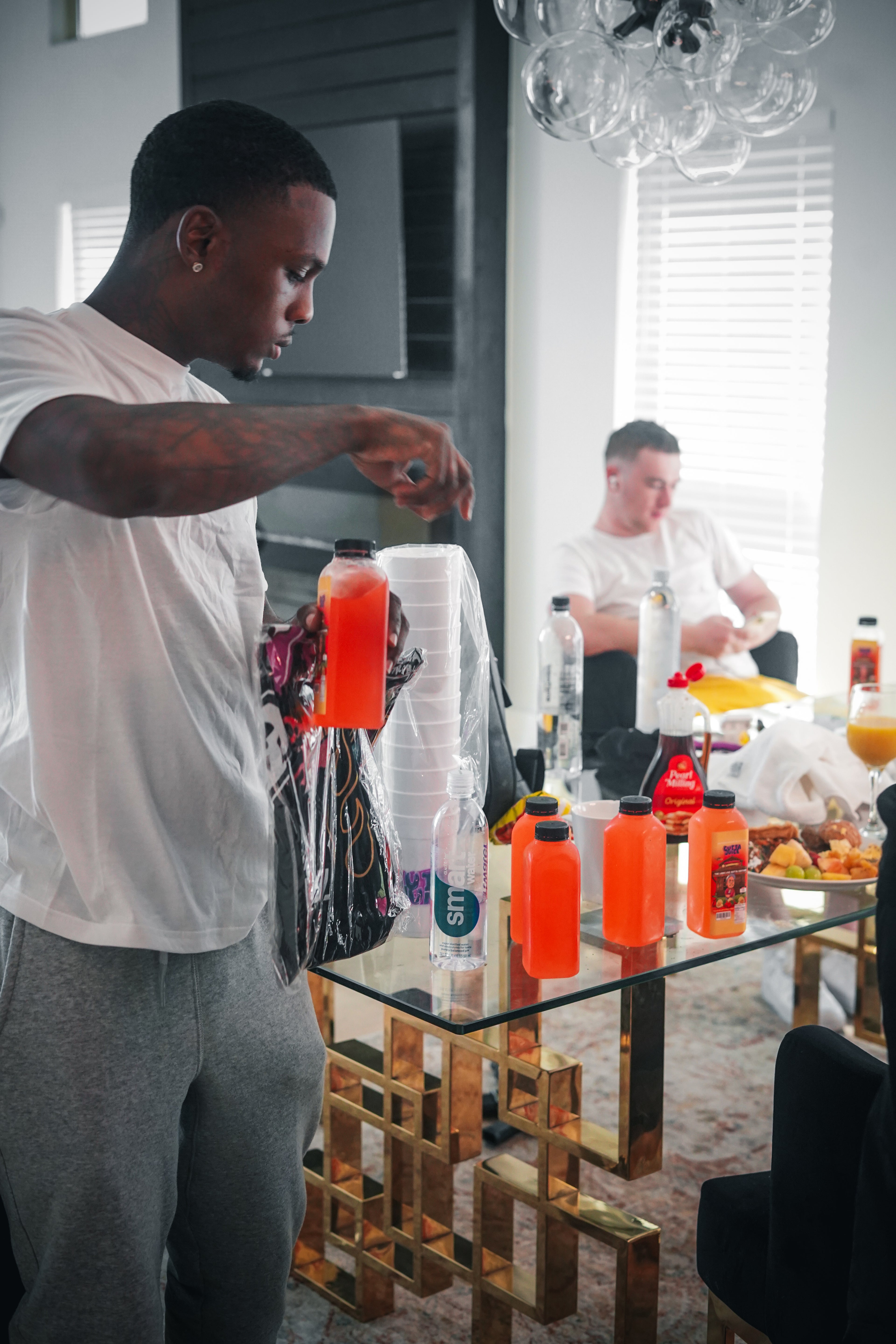 fll killa with neighborhood supplier gutta juice lemonade and gutta juice styrofoam double cups