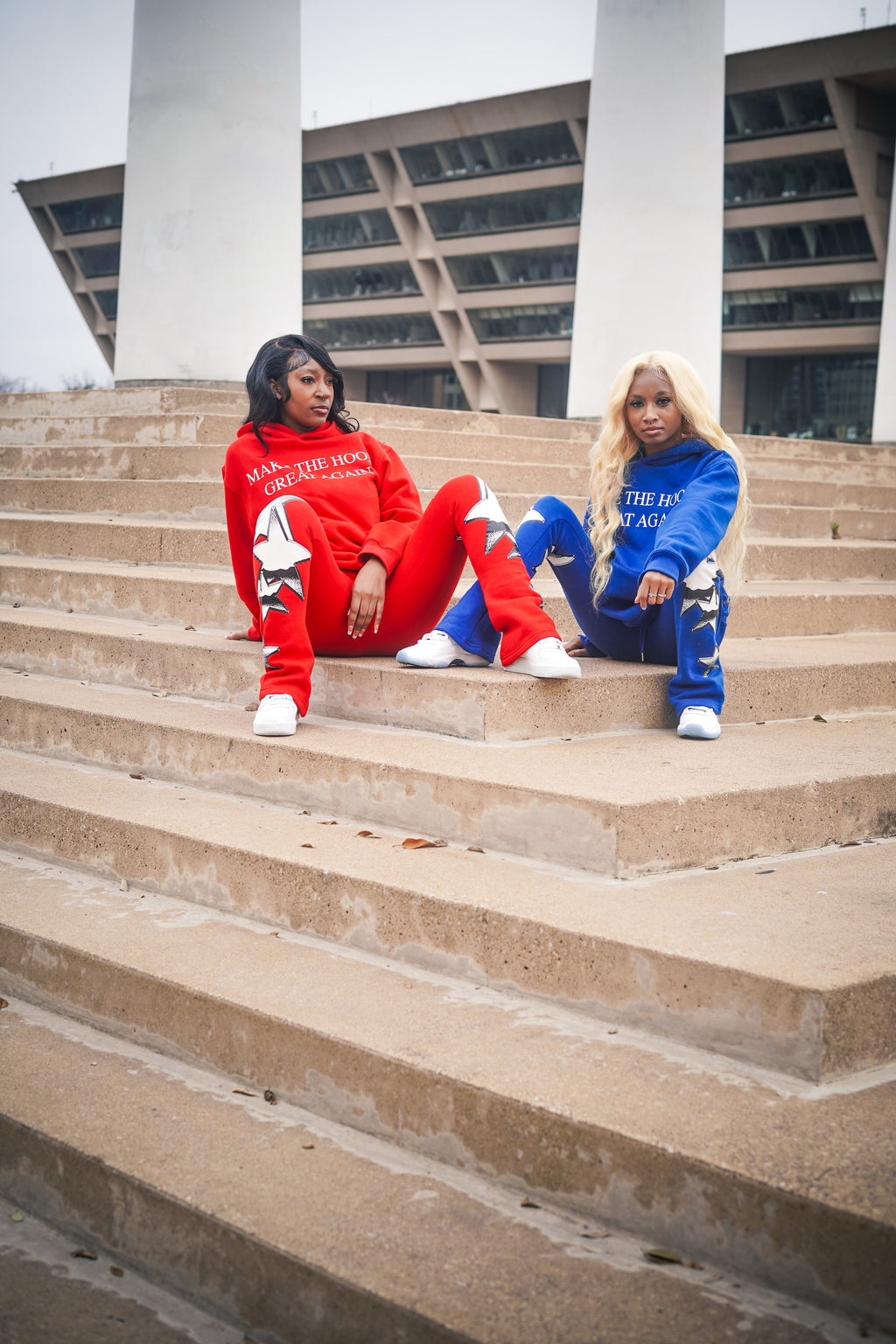 MAKE THE HOOD GREAT AGAIN STACKED SET
